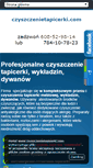 Mobile Screenshot of czyszczenietapicerki.com